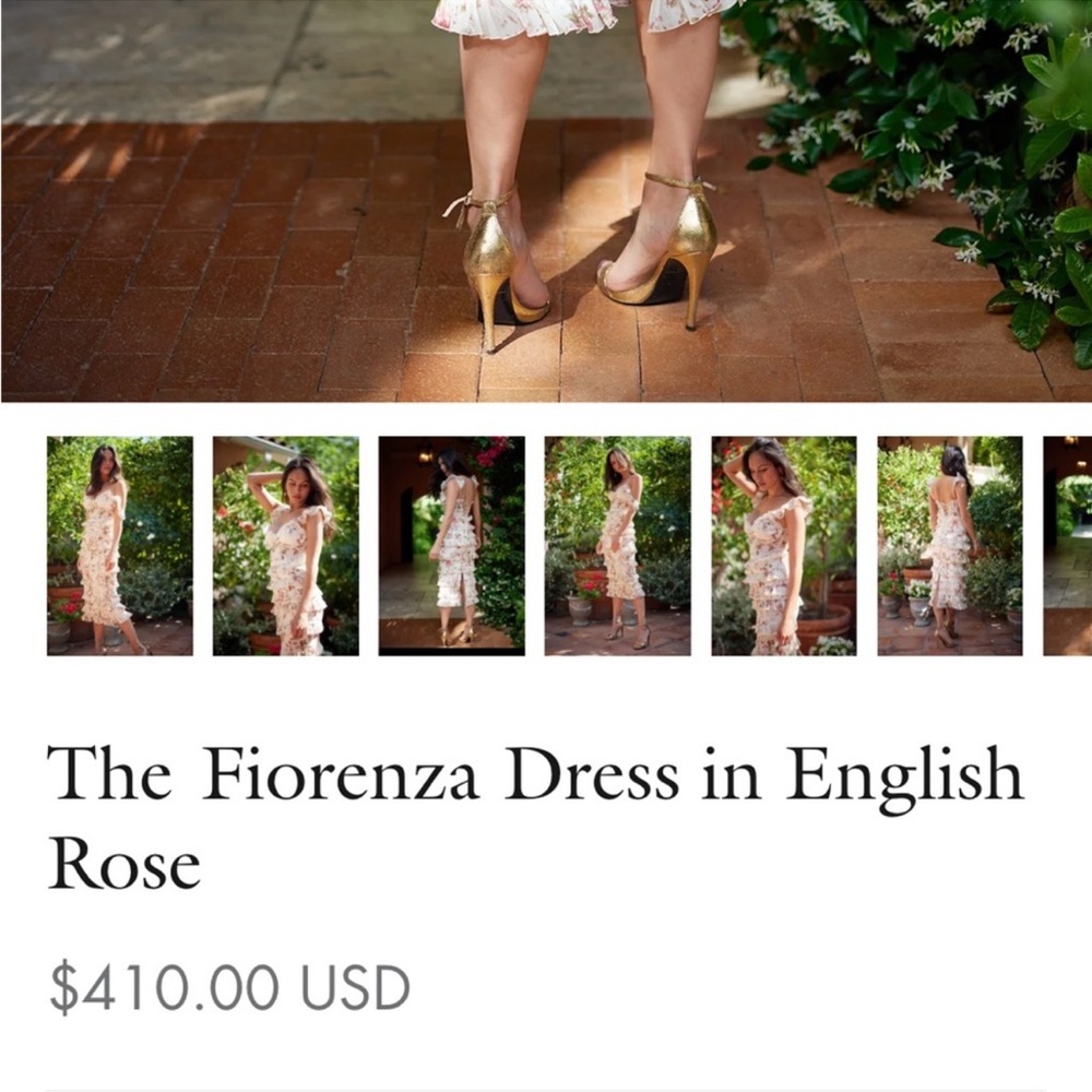 The Fiorenza Dress in English - Picture 3 of 7